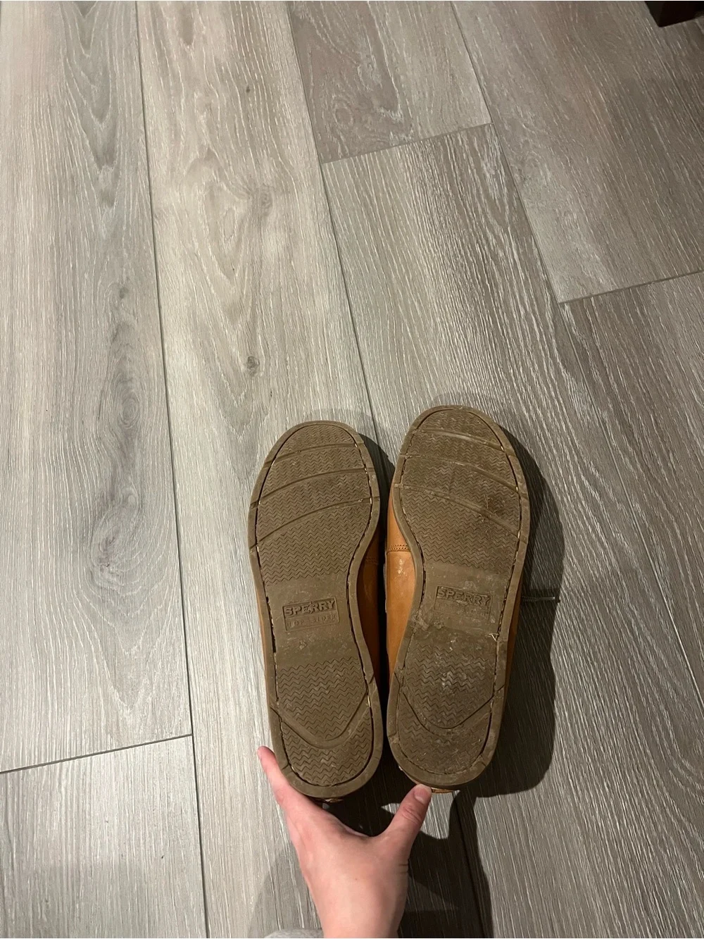 Sperry Men’s Tan Leather Loafers